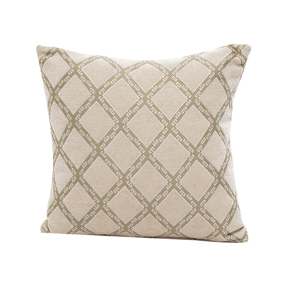 Housse de Coussin Jacquard Vintage
