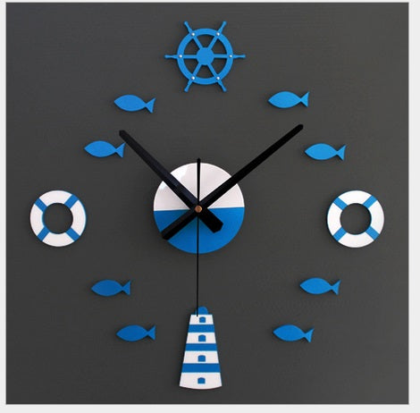Horloge Murale Style Méditerranéen