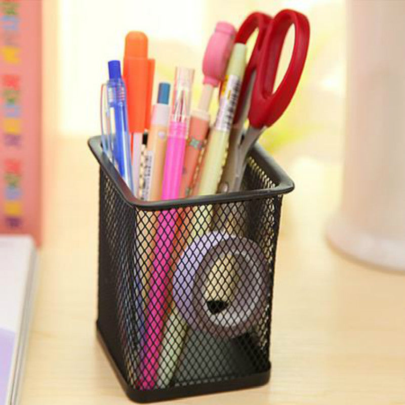 Porte-Stylos en Fer Carré & Rond avec Traitement Anti-Rouille