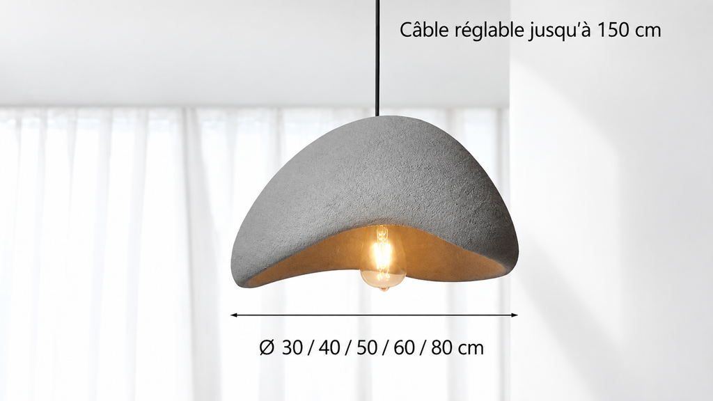 Luminaire nordique style wabi My Cosy House — image 6, version française