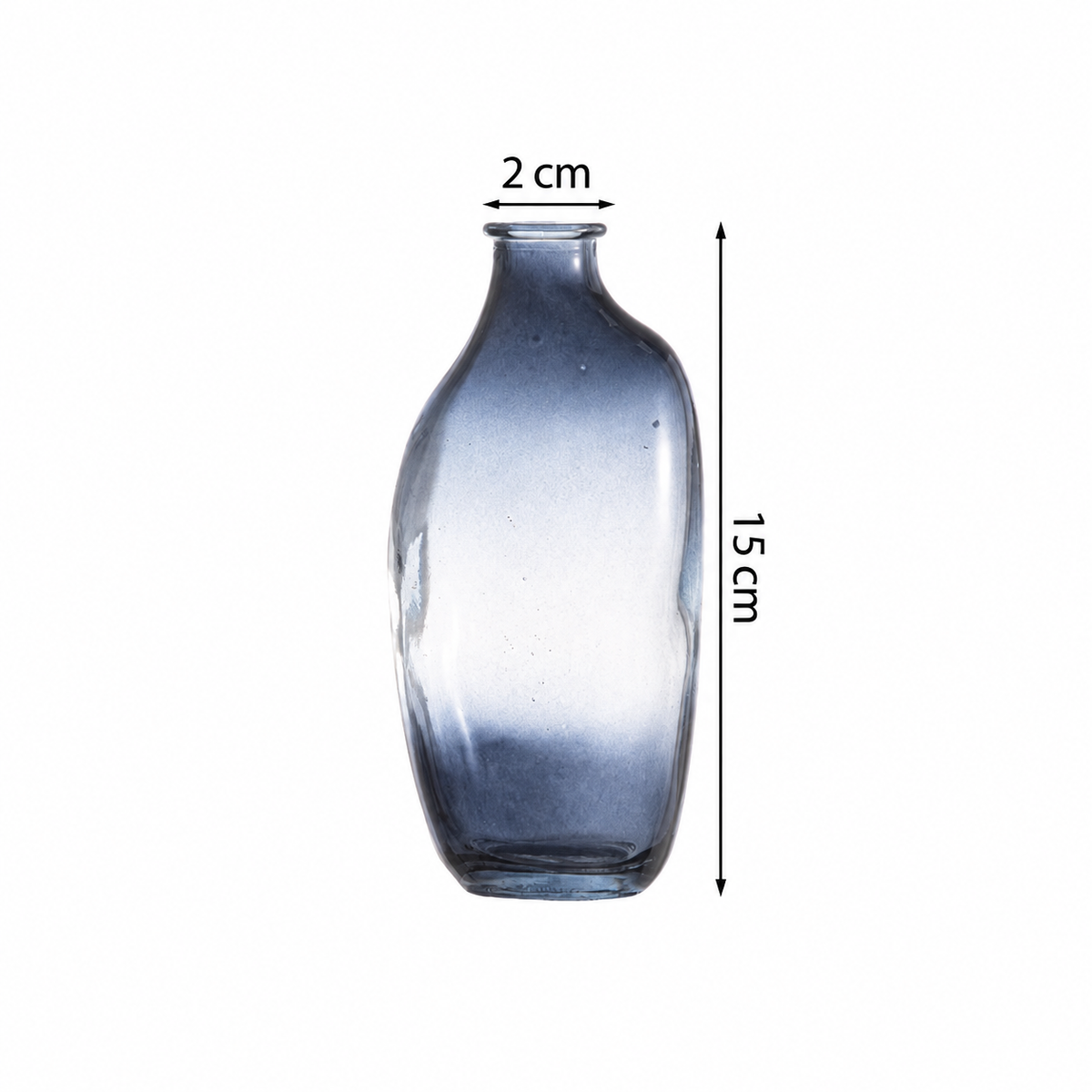 Superbe vase en verre asymétrique My Cosy House — image corrigée en français