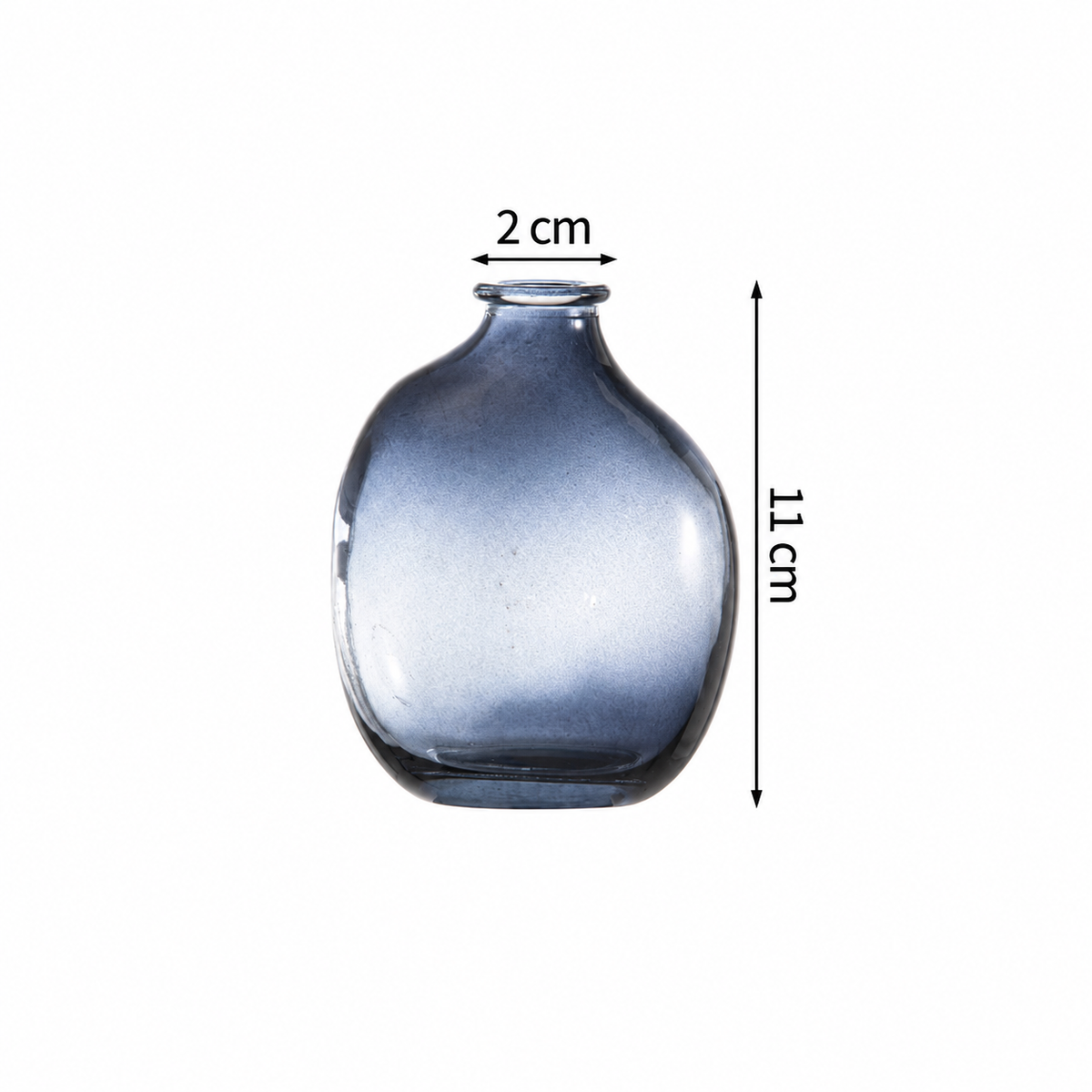Superbe vase en verre asymétrique My Cosy House — image corrigée en français