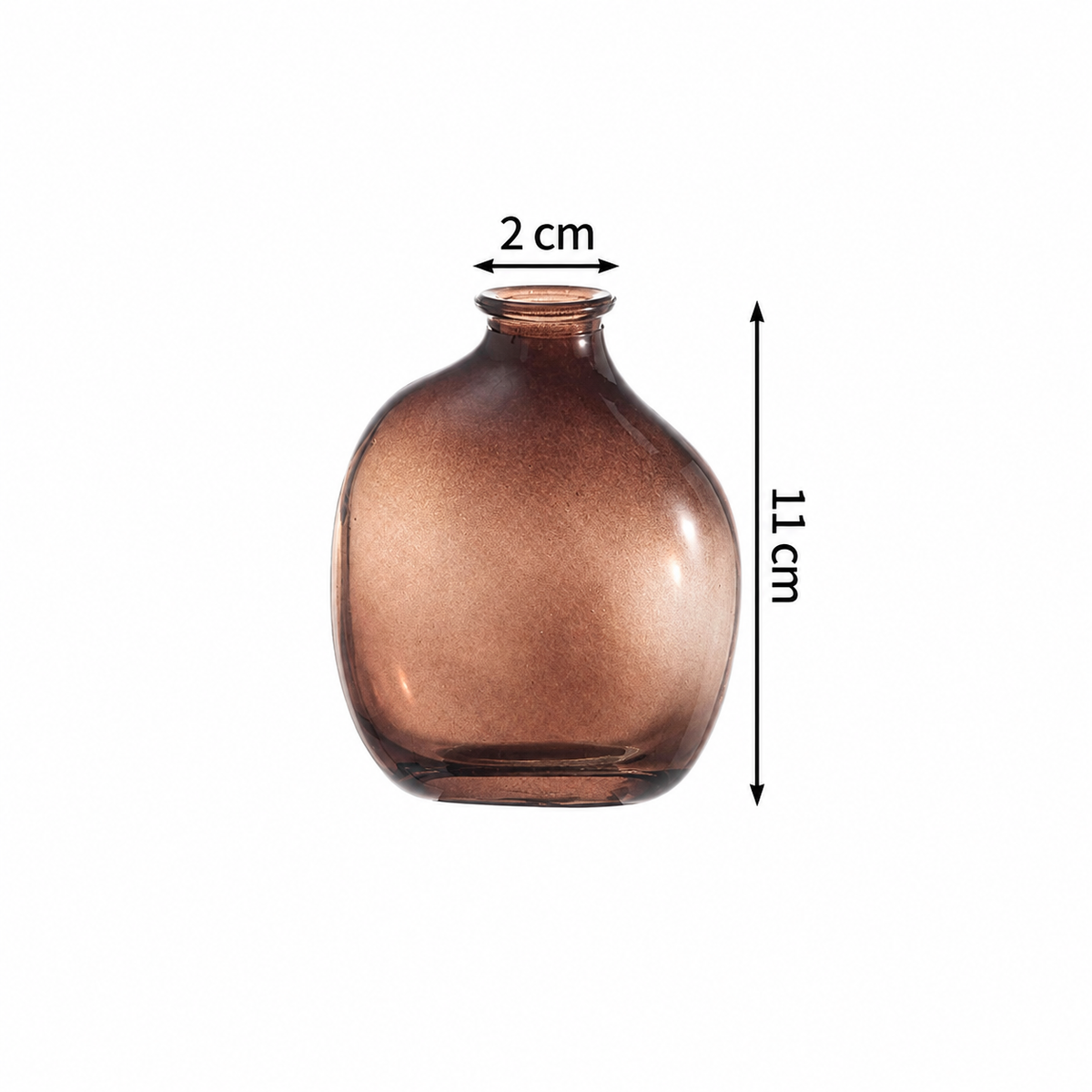 Superbe vase en verre asymétrique My Cosy House — image corrigée en français