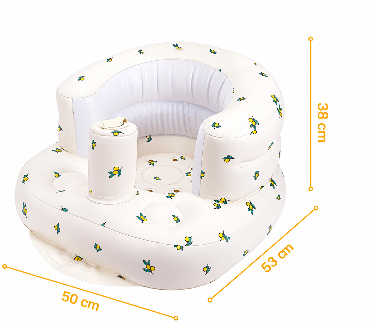 Canapé gonflable pour enfant avec pompe à air intégrée, siège pour bébé dès 3 mois — image 2, version française