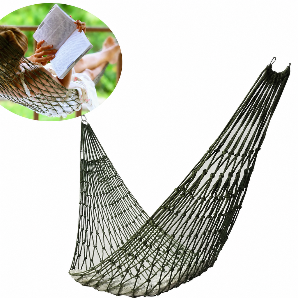Hamac chaise suspendue en corde sans logo tiers